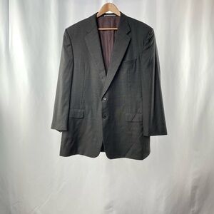 Hickey Freeman Loro Piana Tasmanian Super 130's Blazer‎ in Grey Size 46 Long